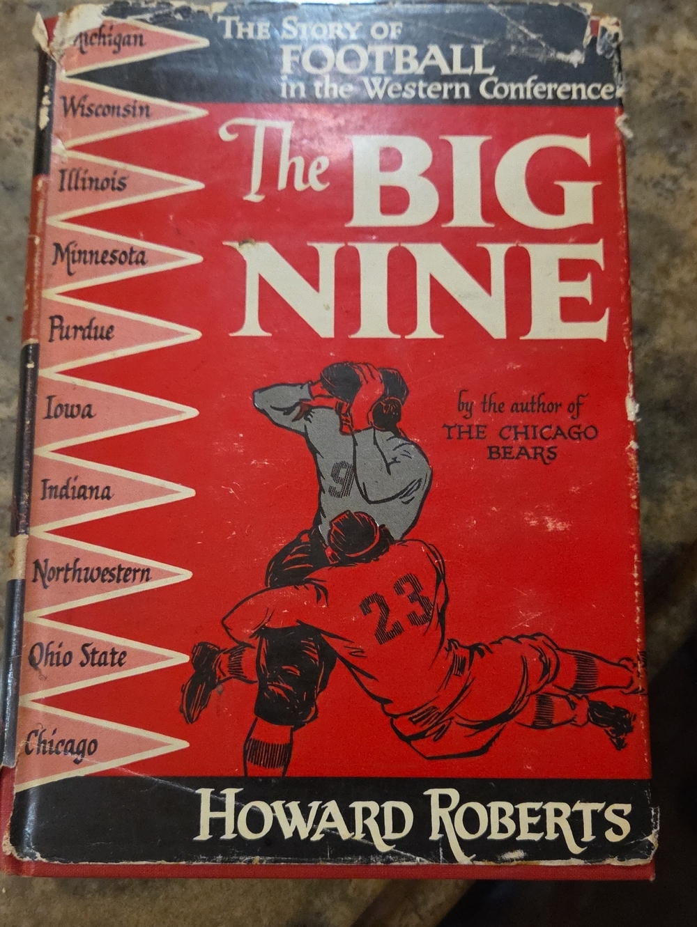 The Big Nine Football History Book - Copyright 1948